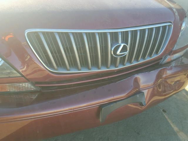 JT6GF10U0Y0055556 - 2000 LEXUS RX 300 BURGUNDY photo 9