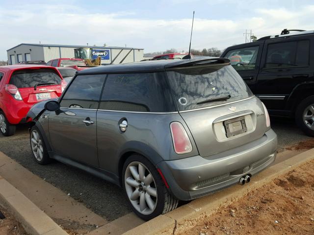 WMWRE33565TL12084 - 2005 MINI COOPER S GRAY photo 3