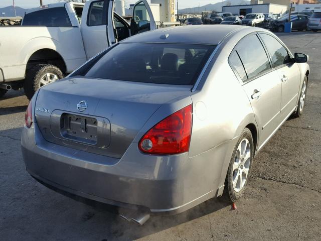 1N4BA41E28C810804 - 2008 NISSAN MAXIMA SE GRAY photo 4