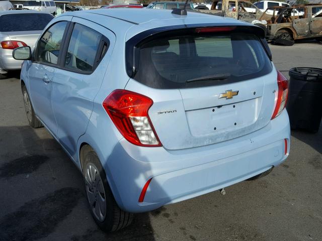 KL8CA6SA1GC574885 - 2016 CHEVROLET SPARK LS BLUE photo 3