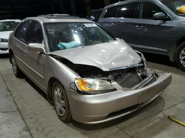 JHMES26721S005849 - 2001 HONDA CIVIC EX თაფლისფერი ფოტო 1