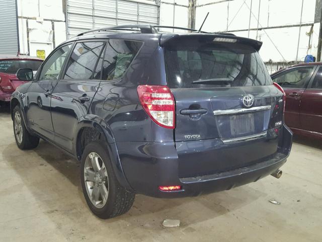 JTMBK32V295076817 - 2009 TOYOTA RAV4 SPORT BLUE photo 3