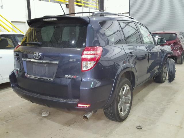 JTMBK32V295076817 - 2009 TOYOTA RAV4 SPORT BLUE photo 4