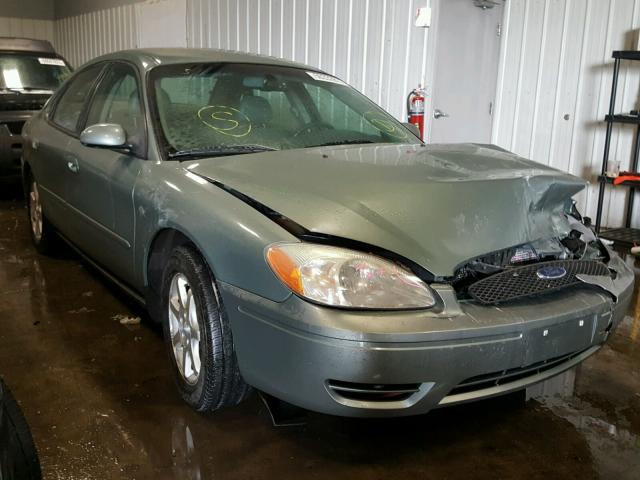 1FAFP56U97A144072 - 2007 FORD TAURUS SEL GREEN photo 1