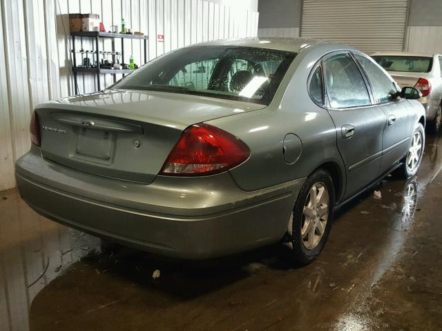 1FAFP56U97A144072 - 2007 FORD TAURUS SEL GREEN photo 4