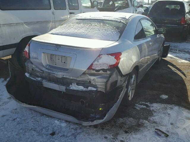 2HGFG12828H500474 - 2008 HONDA CIVIC EX 银色 照片 4