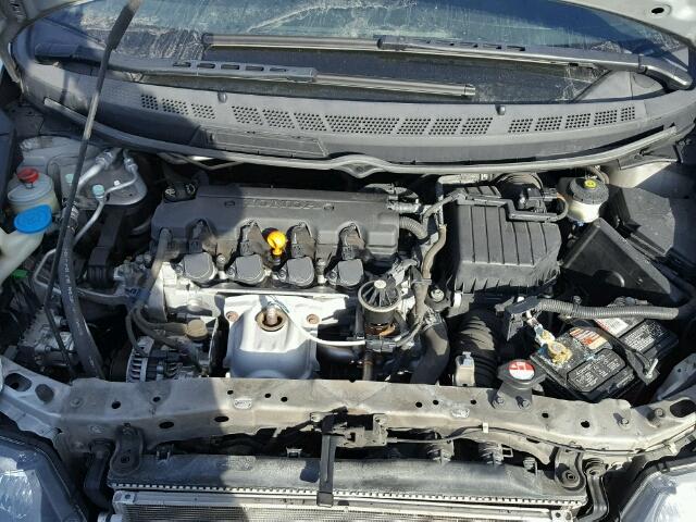 2HGFG12828H500474 - 2008 HONDA CIVIC EX SILVER photo 7