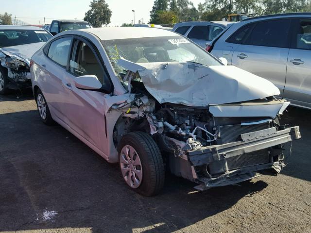 KMHCT4AE2GU028273 - 2016 HYUNDAI ACCENT SE SILVER photo 1