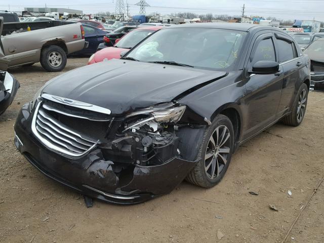 1C3CCBAB5CN319244 - 2012 CHRYSLER 200 LX BLACK photo 2