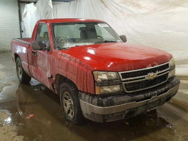 3GCEC14X16G259532 - 2006 CHEVROLET SILVERADO RED photo 1