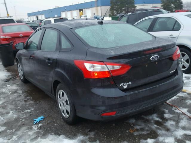 1FADP3E20EL410950 - 2014 FORD FOCUS S BLACK photo 3