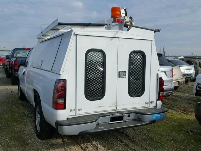 1GCEC14X96Z291242 - 2006 CHEVROLET SILVERADO WHITE photo 3