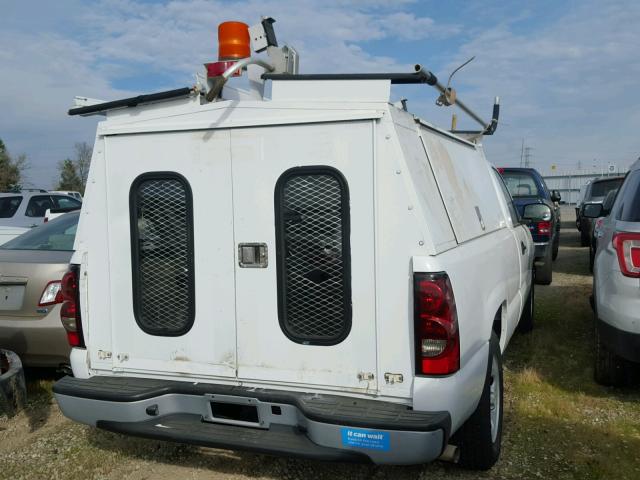 1GCEC14X96Z291242 - 2006 CHEVROLET SILVERADO WHITE photo 4