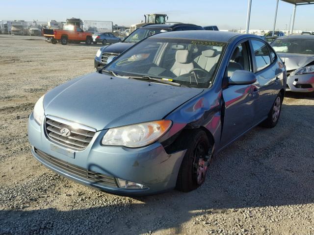 KMHDU46D57U096715 - 2007 HYUNDAI ELANTRA GL BLUE photo 2