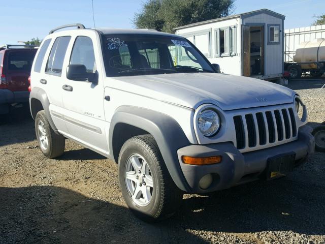 1J4GK48K02W113298 - 2002 JEEP LIBERTY SP SILVER photo 1