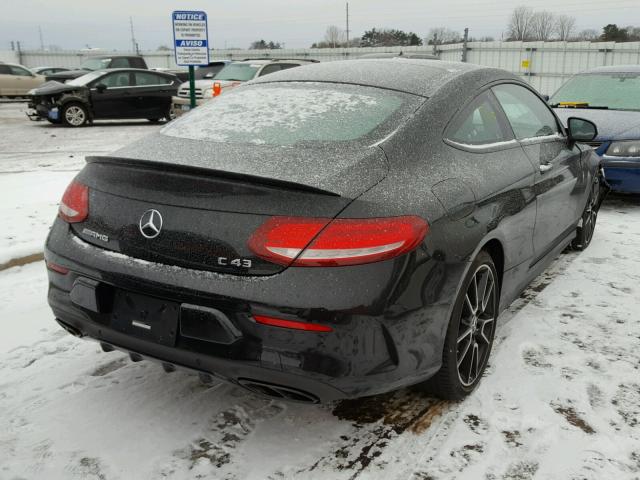 WDDWJ6EB6HF458290 - 2017 MERCEDES-BENZ C 43 4MATI BLACK photo 4