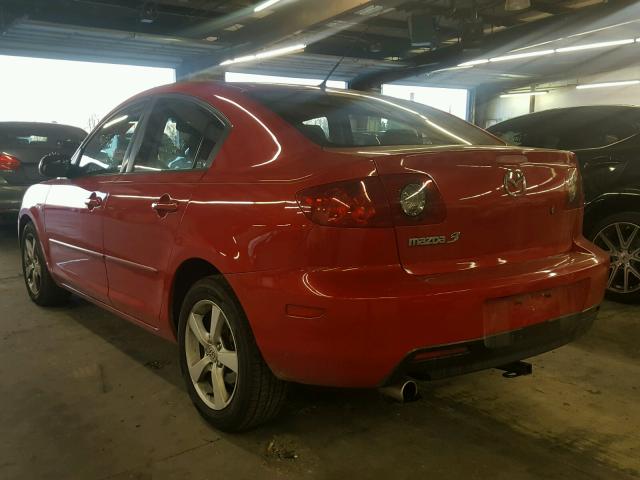 JM1BK32F851337040 - 2005 MAZDA 3 I RED photo 3