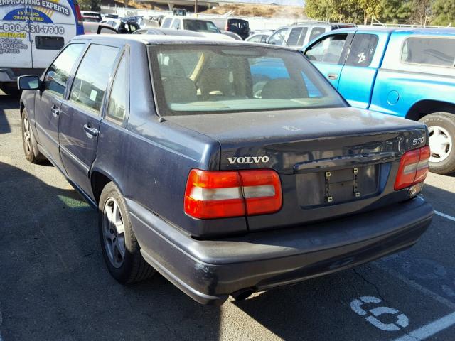 YV1LS5570W2492773 - 1998 VOLVO S70 BLUE photo 3