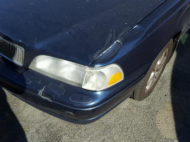 YV1LS5570W2492773 - 1998 VOLVO S70 BLUE photo 9