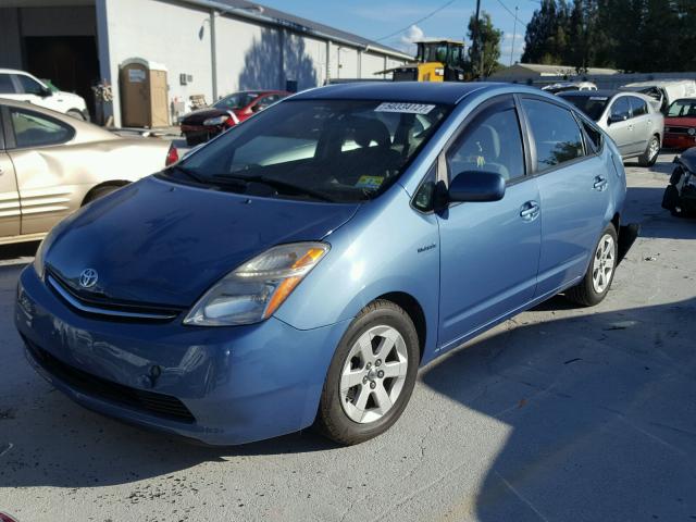 JTDKB20U177597825 - 2007 TOYOTA PRIUS BLUE photo 2