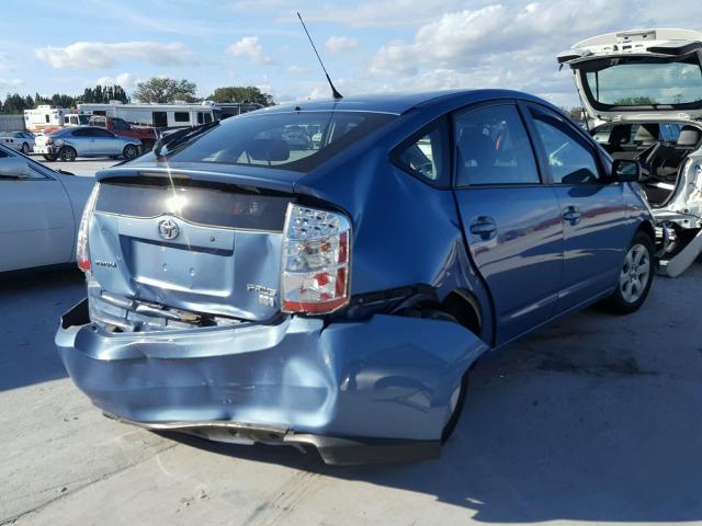 JTDKB20U177597825 - 2007 TOYOTA PRIUS BLUE photo 4