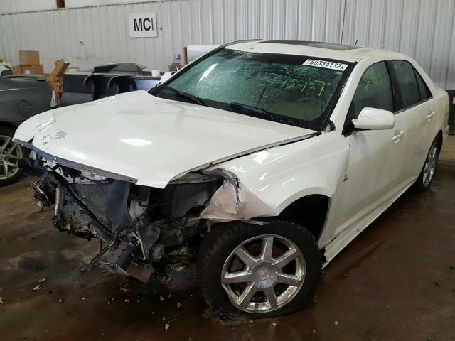 1G6DC67A760196038 - 2006 CADILLAC STS WHITE photo 2