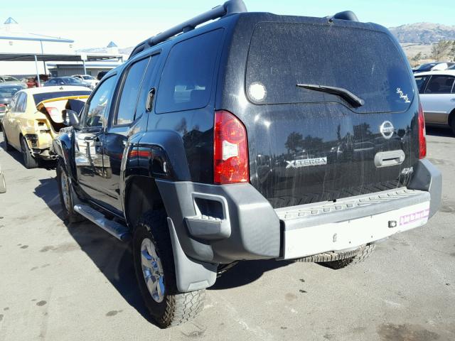 5N1AN08W89C507878 - 2009 NISSAN XTERRA OFF BLACK photo 3