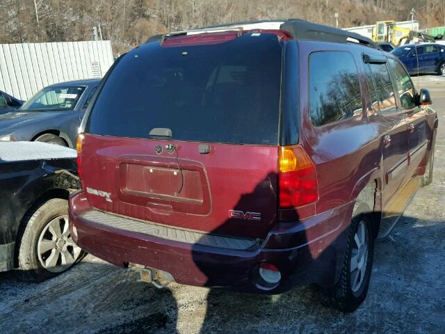 1GKET16S746138704 - 2004 GMC ENVOY XL BURGUNDY photo 4