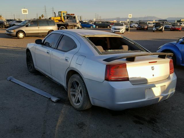 2B3KA43G97H851291 - 2007 DODGE CHARGER SE GRAY photo 3