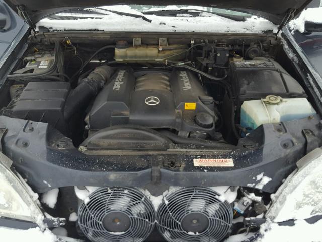 4JGAB72EXYA194618 - 2000 MERCEDES-BENZ ML 430 蓝色 照片 7