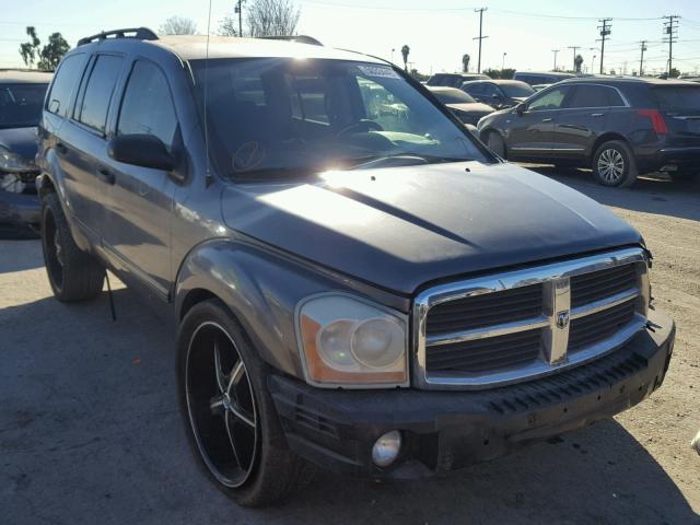 1D4HB48N34F116206 - 2004 DODGE DURANGO SL GRAY photo 1