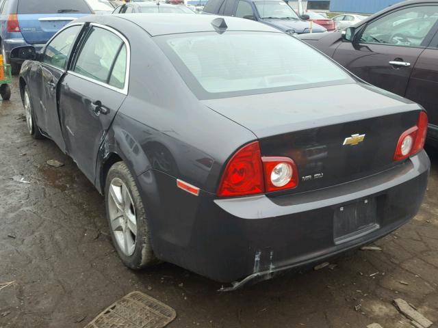 1G1ZB5E07CF247873 - 2012 CHEVROLET MALIBU LS CHARCOAL photo 3