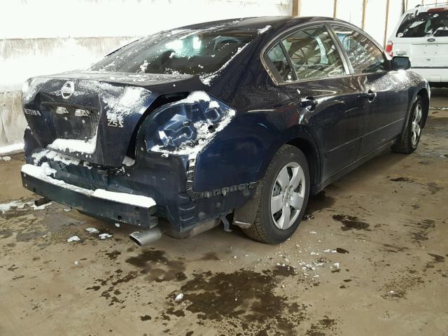 1N4AL21E57C111806 - 2007 NISSAN ALTIMA 2.5 BLUE photo 4