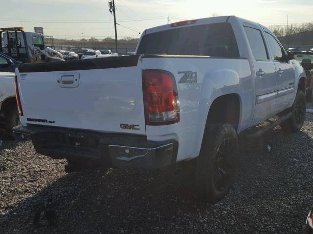 3GTEK33M99G248384 - 2009 GMC SIERRA K15 WHITE photo 4