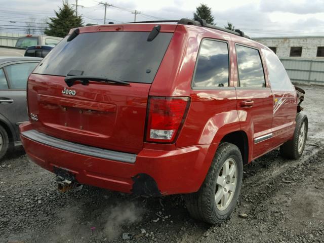 1J4PR4GK6AC145007 - 2010 JEEP GRAND CHER RED photo 4