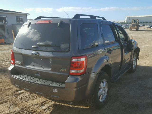 1FMCU0DG3CKC45968 - 2012 FORD ESCAPE XLT CHARCOAL photo 4