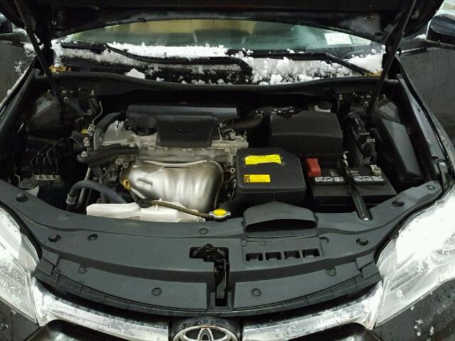 4T4BF1FK5FR462076 - 2015 TOYOTA CAMRY LE BLACK photo 7