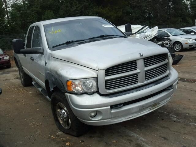 3D7KS28C55G741816 - 2005 DODGE RAM 2500 S SILVER photo 1