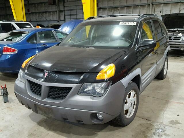 3G7DB03E01S531016 - 2001 PONTIAC AZTEK BLACK photo 2