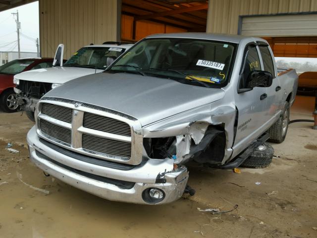 1D7HA18N05S355757 - 2005 DODGE RAM 1500 S SILVER photo 2