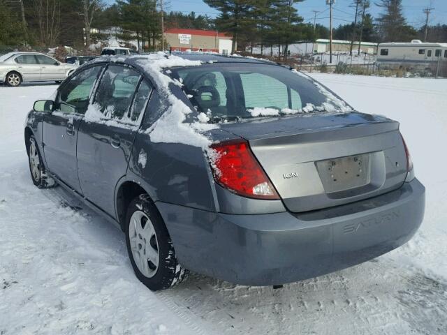 1G8AJ55F07Z155580 - 2007 SATURN ION LEVEL GRAY photo 3