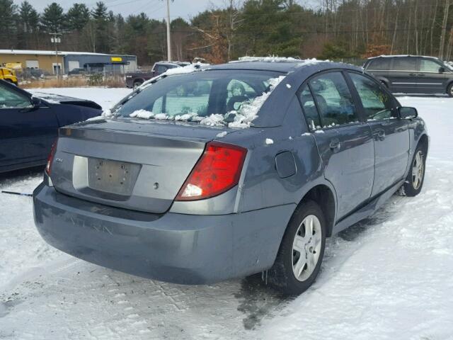 1G8AJ55F07Z155580 - 2007 SATURN ION LEVEL GRAY photo 4