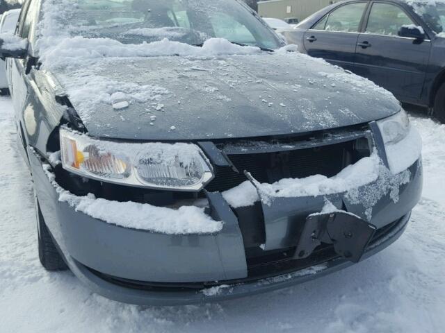 1G8AJ55F07Z155580 - 2007 SATURN ION LEVEL GRAY photo 9