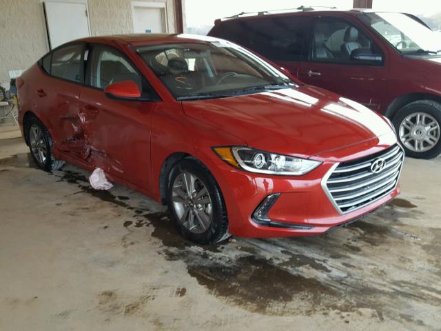 5NPD84LF3HH136896 - 2017 HYUNDAI ELANTRA SE RED photo 1