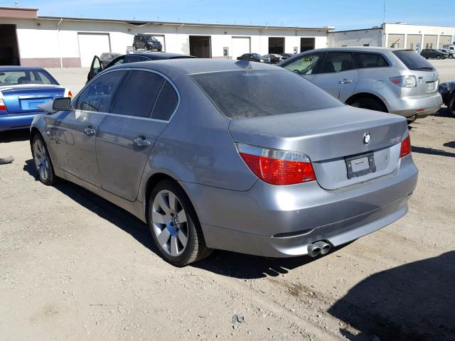 WBANB33584B111587 - 2004 BMW 545 I GRAY photo 3