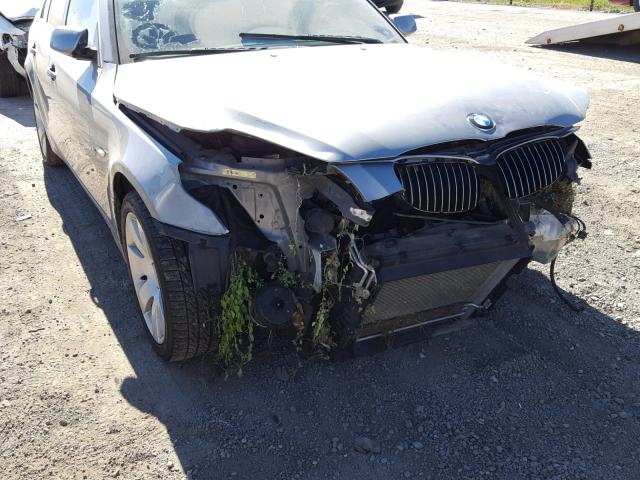 WBANB33584B111587 - 2004 BMW 545 I GRAY photo 9