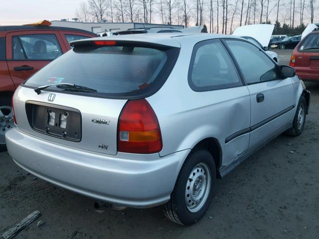 2HGEJ6343TH121594 - 1996 HONDA CIVIC DX SILVER photo 4