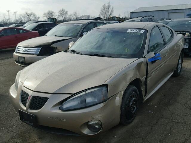 2G2WP522641236037 - 2004 PONTIAC GRAND PRIX BEIGE photo 2