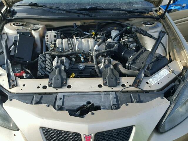 2G2WP522641236037 - 2004 PONTIAC GRAND PRIX BEIGE photo 7