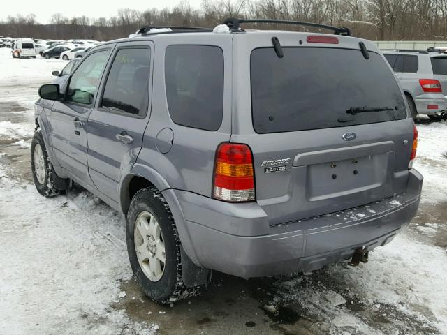 1FMCU94187KA50907 - 2007 FORD ESCAPE LIM GRAY photo 3